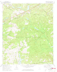 Messers Pond South Carolina Historical topographic map, 1:24000 scale, 7.5 X 7.5 Minute, Year 1972