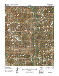 Middendorf South Carolina Historical topographic map, 1:24000 scale, 7.5 X 7.5 Minute, Year 2011