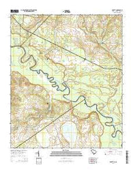 Millett South Carolina Current topographic map, 1:24000 scale, 7.5 X 7.5 Minute, Year 2014