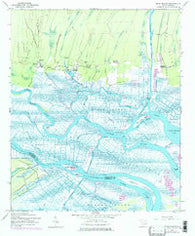 Minim Island South Carolina Historical topographic map, 1:24000 scale, 7.5 X 7.5 Minute, Year 1943