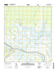 Minim Island South Carolina Current topographic map, 1:24000 scale, 7.5 X 7.5 Minute, Year 2014