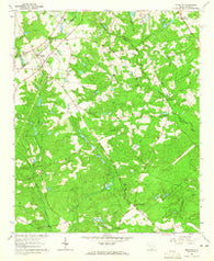 Monetta South Carolina Historical topographic map, 1:24000 scale, 7.5 X 7.5 Minute, Year 1964