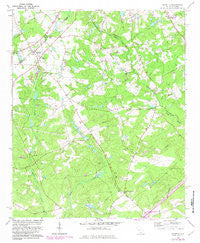 Monetta South Carolina Historical topographic map, 1:24000 scale, 7.5 X 7.5 Minute, Year 1964