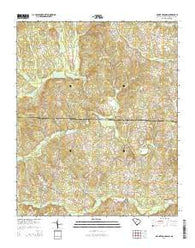 Mount Croghan South Carolina Current topographic map, 1:24000 scale, 7.5 X 7.5 Minute, Year 2014
