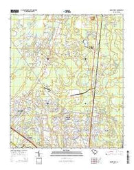 Mount Holly South Carolina Current topographic map, 1:24000 scale, 7.5 X 7.5 Minute, Year 2014