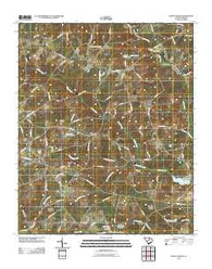 Mount Pisgah South Carolina Historical topographic map, 1:24000 scale, 7.5 X 7.5 Minute, Year 2011