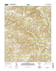 Mount Pisgah South Carolina Current topographic map, 1:24000 scale, 7.5 X 7.5 Minute, Year 2014