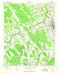 Mullins South Carolina Historical topographic map, 1:24000 scale, 7.5 X 7.5 Minute, Year 1946
