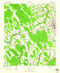 Mullins South Carolina Historical topographic map, 1:24000 scale, 7.5 X 7.5 Minute, Year 1946