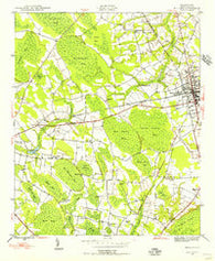 Mullins South Carolina Historical topographic map, 1:24000 scale, 7.5 X 7.5 Minute, Year 1946