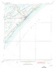 Myrtle Beach South Carolina Historical topographic map, 1:62500 scale, 15 X 15 Minute, Year 1937