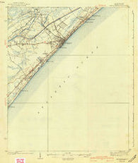 Myrtle Beach South Carolina Historical topographic map, 1:62500 scale, 15 X 15 Minute, Year 1940