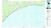 Myrtle Beach South Carolina Historical topographic map, 1:100000 scale, 30 X 60 Minute, Year 1986