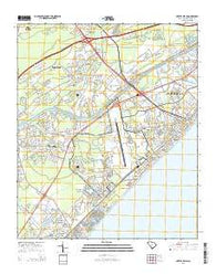 Myrtle Beach South Carolina Current topographic map, 1:24000 scale, 7.5 X 7.5 Minute, Year 2014