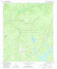New Ellenton SE South Carolina Historical topographic map, 1:24000 scale, 7.5 X 7.5 Minute, Year 1963
