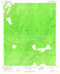 New Ellenton SW South Carolina Historical topographic map, 1:24000 scale, 7.5 X 7.5 Minute, Year 1965