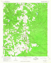 New Ellenton South Carolina Historical topographic map, 1:24000 scale, 7.5 X 7.5 Minute, Year 1965