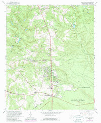 New Ellenton South Carolina Historical topographic map, 1:24000 scale, 7.5 X 7.5 Minute, Year 1965