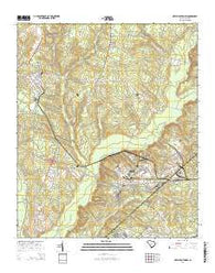 New Ellenton SW South Carolina Current topographic map, 1:24000 scale, 7.5 X 7.5 Minute, Year 2014