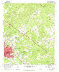 Newberry East South Carolina Historical topographic map, 1:24000 scale, 7.5 X 7.5 Minute, Year 1968