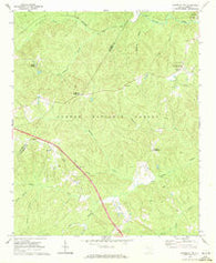 Newberry NW South Carolina Historical topographic map, 1:24000 scale, 7.5 X 7.5 Minute, Year 1969