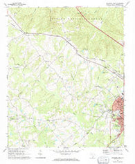 Newberry West South Carolina Historical topographic map, 1:24000 scale, 7.5 X 7.5 Minute, Year 1969