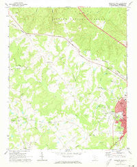 Newberry West South Carolina Historical topographic map, 1:24000 scale, 7.5 X 7.5 Minute, Year 1969