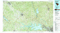 Newberry South Carolina Historical topographic map, 1:100000 scale, 30 X 60 Minute, Year 1986