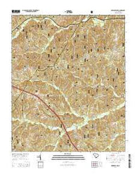 Newberry NW South Carolina Current topographic map, 1:24000 scale, 7.5 X 7.5 Minute, Year 2014