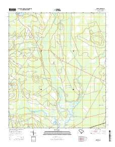 Neyles South Carolina Current topographic map, 1:24000 scale, 7.5 X 7.5 Minute, Year 2014