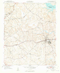 Ninety-Six South Carolina Historical topographic map, 1:24000 scale, 7.5 X 7.5 Minute, Year 1949