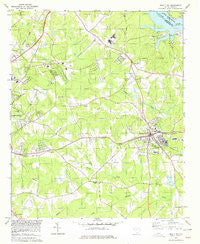 Ninety-Six South Carolina Historical topographic map, 1:24000 scale, 7.5 X 7.5 Minute, Year 1978