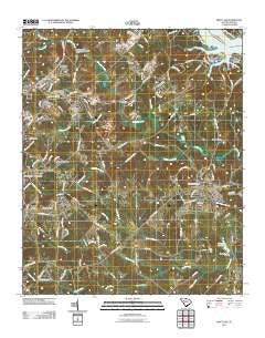 Ninety Six South Carolina Historical topographic map, 1:24000 scale, 7.5 X 7.5 Minute, Year 2011