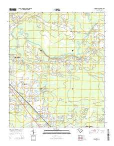 Nixonville South Carolina Current topographic map, 1:24000 scale, 7.5 X 7.5 Minute, Year 2014