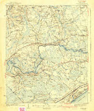 Nixonville South Carolina Historical topographic map, 1:62500 scale, 15 X 15 Minute, Year 1942