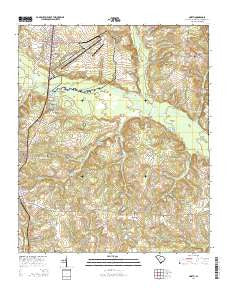 North South Carolina Current topographic map, 1:24000 scale, 7.5 X 7.5 Minute, Year 2014