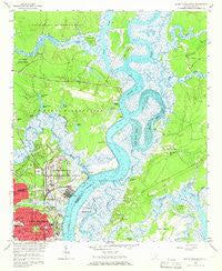North Charleston South Carolina Historical topographic map, 1:24000 scale, 7.5 X 7.5 Minute, Year 1958
