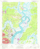 North Charleston South Carolina Historical topographic map, 1:24000 scale, 7.5 X 7.5 Minute, Year 1958