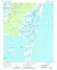 North Island South Carolina Historical topographic map, 1:24000 scale, 7.5 X 7.5 Minute, Year 1942