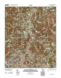 North Augusta South Carolina Historical topographic map, 1:24000 scale, 7.5 X 7.5 Minute, Year 2011