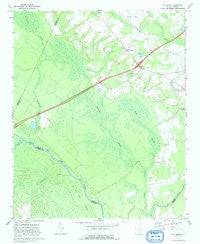Oak Grove South Carolina Historical topographic map, 1:24000 scale, 7.5 X 7.5 Minute, Year 1972