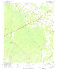 Oak Grove South Carolina Historical topographic map, 1:24000 scale, 7.5 X 7.5 Minute, Year 1972