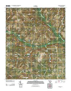 Oakwood South Carolina Historical topographic map, 1:24000 scale, 7.5 X 7.5 Minute, Year 2011