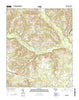 Oakwood South Carolina Current topographic map, 1:24000 scale, 7.5 X 7.5 Minute, Year 2014