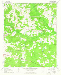 Oakwood South Carolina Historical topographic map, 1:24000 scale, 7.5 X 7.5 Minute, Year 1964
