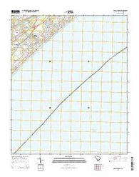 Ocean Forest South Carolina Current topographic map, 1:24000 scale, 7.5 X 7.5 Minute, Year 2014