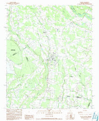 Olanta South Carolina Historical topographic map, 1:24000 scale, 7.5 X 7.5 Minute, Year 1990