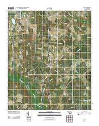 Olar South Carolina Historical topographic map, 1:24000 scale, 7.5 X 7.5 Minute, Year 2011