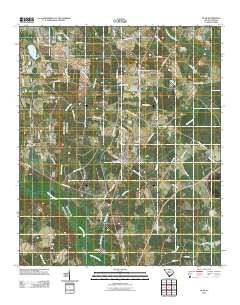 Olar South Carolina Historical topographic map, 1:24000 scale, 7.5 X 7.5 Minute, Year 2011