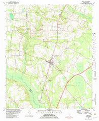 Olar South Carolina Historical topographic map, 1:24000 scale, 7.5 X 7.5 Minute, Year 1982